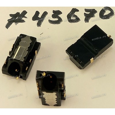 Разъём Audio JACK 6P,4.35H (Asus p/n: 12014-00930700) ZHENHUA 40150100041