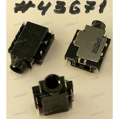 Разъём Audio JACK 6P 0CH SUNK R/A DIP (Asus p/n: 12014-00990300) SINGATRON 2SJ3080-054111F