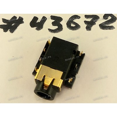 Разъём Audio JACK 6P -1.25CH SUNK R/A (Asus p/n: 12014-00991100) DST-CONN DA2-4115R-70BRJH-4