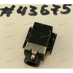 Разъём Audio JACK 6P -2.55CH SUNK R/A (Asus p/n: 12014-00991600) DST-CONN DA2-4167R-70BRX
