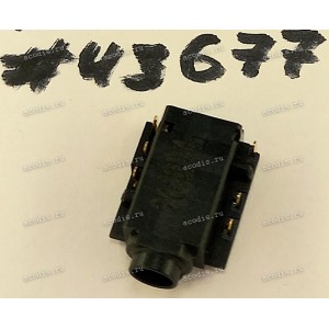 Разъём Audio JACK 6P -2.25CH SUNK R/A (Asus p/n: 12014-00993400) DST-CONN DA2-4159R-60BMX-8
