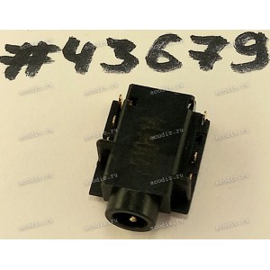 Разъём Audio JACK 6P -2.25CH SUNK R/A (Asus p/n: 12014-00993800) DST-CONN DA2-4159R-60BMX-9