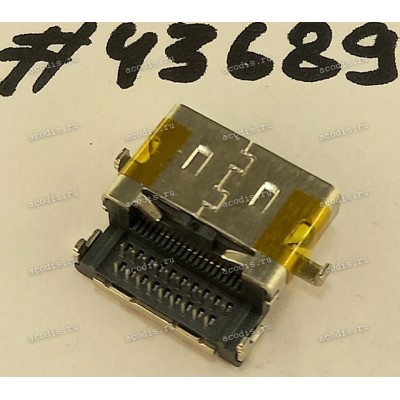 Разъём HDMI CON 19P 0.5 -1.32CH REV (Asus p/n: 12022-00131300) ACES 30225-01942-Z01