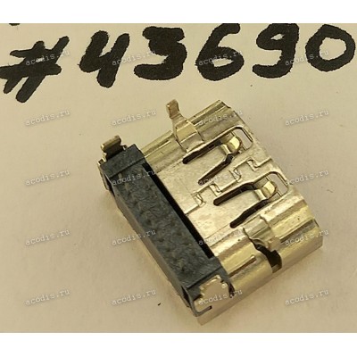Разъём HDMI CON 19P 0.5 4CH STD R/A (Asus p/n: 12022-00133400) ACON HMRH4-AK120C