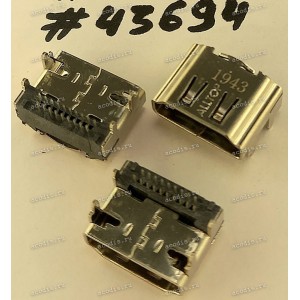 Разъём HDMI CON 19P 4.45CH REV (Asus p/n: 12022-00134800) ALLTOP C128W1-K1935-L
