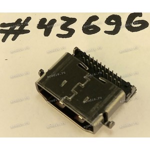 Разъём HDMI CON 19P 0.5 -0.25CH REV (Asus p/n: 12022-00135200) ALLTOP C128P4-K1939-L