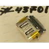 Разъём HDMI CON 19P 0.56 -1.07CH REV SUNK (Asus p/n: 12022-00139000) ACES 30267-01902-Z01