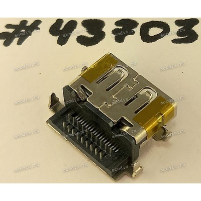 Разъём HDMI CON 19P 1.0 6.4H (Asus p/n: 12022-00140300) QCI DFHD19MR662
