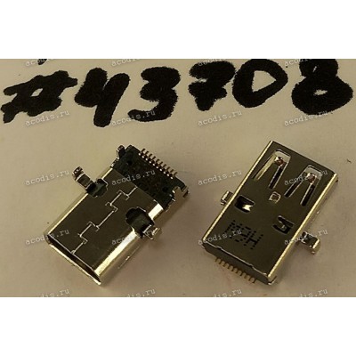 Разъём MICRO HDMI 19P 0.4 0.8CH STD (Asus p/n: 12022-00097000) SINGATRON 2HE1703-003111F