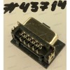 Разъём DB-15F VGA D-SUB 15P 1.45CH F RA DIP SUNK (Asus p/n: 12010-00049200) ACON DHR4T-15K1200