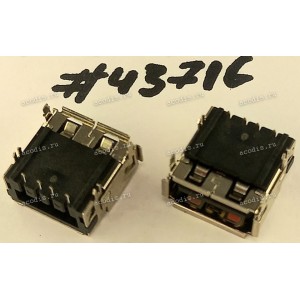 Разъём USB CON 1X4P R/A 4.13H DIP (Asus p/n: 12G13103004L) SUYIN 020173MR004S597ZR - Asus M60J