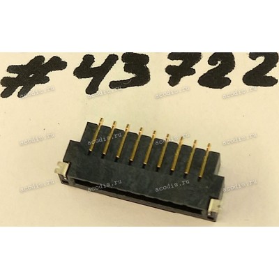 Разъём BATT CON 9P 1.5 3H R/A SMT WTB (Asus p/n: 12020-00280000) ACES 51271-00941-P01