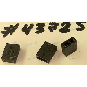 Разъём MINI JUMPER 2P 2.54 CLOSE BLK (Asus p/n: 12004-00090300) PINREX 200-75-BLGB30
