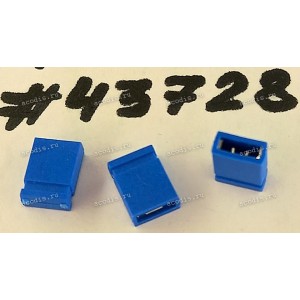 Разъём MINI JUMPER 2P CLOSE D-BLUE (Asus p/n: 12G04400002K) PINREX 200-71-PAGU1A