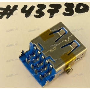 Разъём USB3.0 CON 9P R/A REV DIP (Asus p/n: 12013-00013600) SINGATRON 2UB4039-100101F