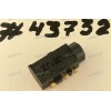 Разъём Audio JACK 6P R/A DIP (Asus p/n: 12014-00010400) FOXCONN JAT361-14AAA4B-7H