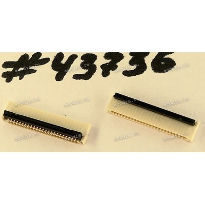 Разъём FFC FPC 24P 0.5 1H R/A SMT (Asus p/n: 12018-00051900) ACES 51657-0240M-001