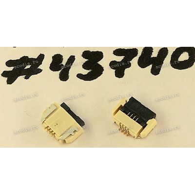 Разъём FFC FPC 4P 0.5mm R/A SMT (Asus p/n: 12018-00081900) P-TWO 196479-04041-3