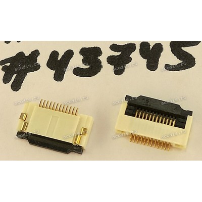 Разъём FFC FPC 12P 0.5MM R/A SMT (Asus p/n: 12018-00102300) ACES 51578-01201-001