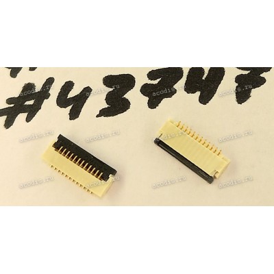 Разъём FFC FPC 12P 0.5MM R/A SMT (Asus p/n: 12018-00102700) P-TWO 196294-12041-3