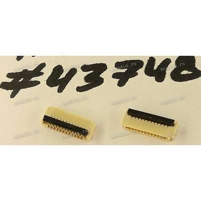 Разъём FFC FPC 12P 0.5MM 1.0H R/A SMT (Asus p/n: 12018-00103300) ENTERY 6718K-Y12N-00L