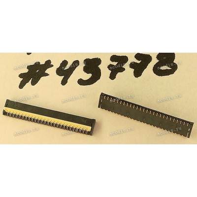 Разъём FFC FPC 51P,0.3MM,R/A(B),SMT (Asus p/n: 12018-00310200) P-TWO 196439-51041-3