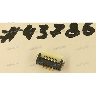 Разъём FFC FPC 4P 1.0MM R/A SMT (Asus p/n: 12018-00500000) ACES 50505-00401-001