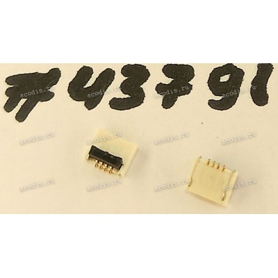 Разъём FFC FPC 4P 0.5 1H R/A SMT (Asus p/n: 12018-00790400) HUABEI HQ11920308000