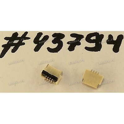 Разъём FFC FPC 4P 0.5 4H R/A SMT (Asus p/n: 12018-00790900) HUABEI HQ11920286000
