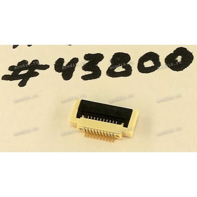 Разъём FFC FPC 10P 0.5 1.8H R/A SMT (Asus p/n: 12018-01000600) QCI DFFC10FR108