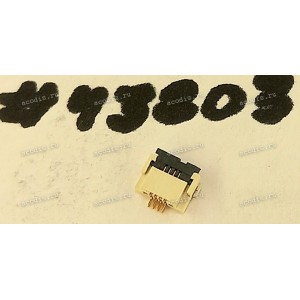 Разъём FFC FPC 4P 1R FR(P0.5,H1.46) SMT (Asus p/n: 12018-01000900) QCI DFFC04FR170