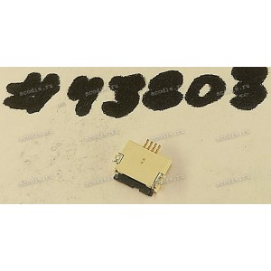 Разъём FFC FPC 4P 1R FR(P0.5,H1.46) SMT (Asus p/n: 12018-01000900) QCI DFFC04FR170