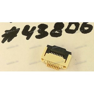 Разъём FFC FPC 8P 1R FR(P0.5,H2.0) SMT (Asus p/n: 12018-01001200) QCI DFFC08FR115