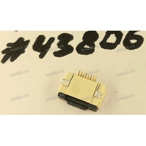 Разъём FFC FPC 8P 1R FR(P0.5,H2.0) SMT (Asus p/n: 12018-01001200) QCI DFFC08FR115