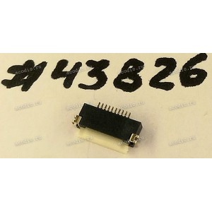Разъём FFC FPC 10P 0.5 1R FR(P0.5,H1.5) (Asus p/n: 12018-01000300) QCI DFFC10FR082