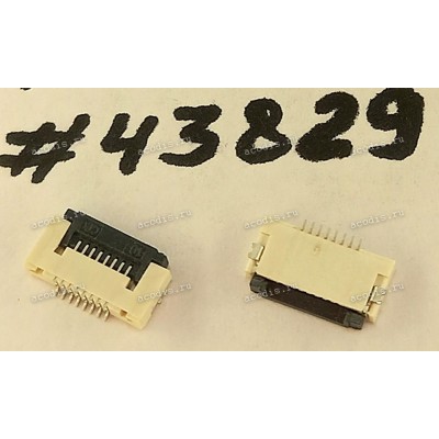 Разъём FFC FPC 8P 0.5 1.5H R/A SMT (Asus p/n: 12018-01010200) BYD 12103622-00