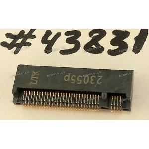 Разъём M2 NGFF KEY-M 75P,3.0H SMT (Asus p/n: 12003-00072200) ARGOSY NASM0-S6701-TSH4A