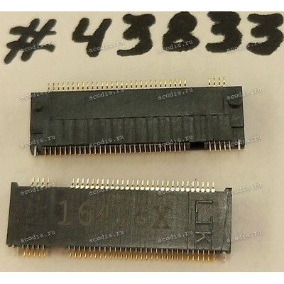 Разъём M2 NGFF KEY-M 75P 0.5MM 2.0H STD (Asus p/n: 12003-00075700) ARGOSY NASM0-S6701-TP20A