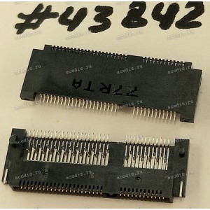 Разъём M2 NGFF KEY-E 75P 0.5 1.2H SUNK (Asus p/n: 12003-00164800) FOXCONN AS0BC56-S00PE-7H Разъём M2 NGFF KEY-E 75P 0.5 1.2H SUNK (Asus p/n: 12003-00164800) FOXCONN AS0BC56-S00PE-7H