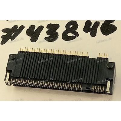 Разъём M2 NGFF 75P 2R FR (P0.5,H4.05) SMT (Asus p/n: 12003-00260400) QCI DFHS75FR419