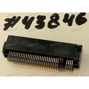 Разъём M2 NGFF 75P 2R FR (P0.5,H4.05) SMT (Asus p/n: 12003-00260400) QCI DFHS75FR419