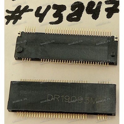 Разъём M2 NGFF KEY-M 67P 0.5 2H (Asus p/n: 12003-00270400) HUABEI HQ119A0007000