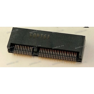 Разъём M2 NGFF KEY-E 67P 0.5 3H (Asus p/n: 12003-00270500) HUABEI HQ119A0011000