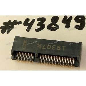 Разъём M2 NGFF KEY-E 75P 0.5 3H SMT (Asus p/n: 12003-00270600) HUABEI HQ119A0027000 Разъём M2 NGFF KEY-E 75P 0.5 3H SMT (Asus p/n: 12003-00270600) HUABEI HQ119A0027000