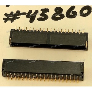 Разъём WtoB CON 20P 1.0MM R/A SMT (Asus p/n: 12017-00120100) ACES 50224-02001-001