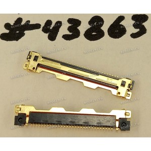 Разъём WtoB CON 30P 0.5MM 1.0H RA SMT (Asus p/n: 12017-00141200) STARCONN 300E30-0010RA-G3