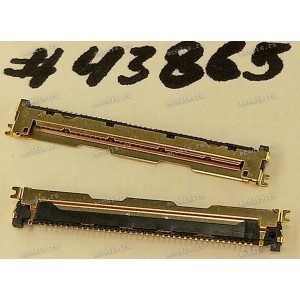 Разъём WtoB CON 40P 0.5MM 1.0H RA SMT (Asus p/n: 12017-00181200) ACES 51473-0400M-001