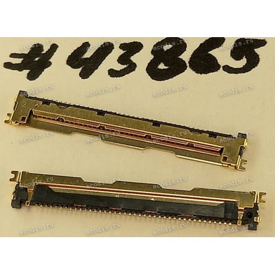 Разъём WtoB CON 40P 0.5MM 1.0H RA SMT (Asus p/n: 12017-00181200) ACES 51473-0400M-001