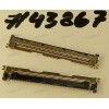 Разъём WtoB CON 40P 0.5MM 1H R/A SMT (Asus p/n: 12017-00182200) HRS KN38B-40S-0.5H(800)