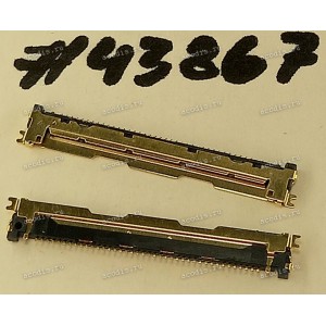 Разъём WtoB CON 40P 0.5MM 1H R/A SMT (Asus p/n: 12017-00182200) HRS KN38B-40S-0.5H(800)